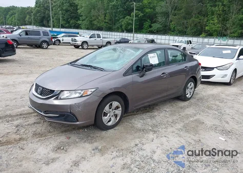 2014 Honda Civic Lx from USA, damaged, VIN 19XFB2F57EE042683